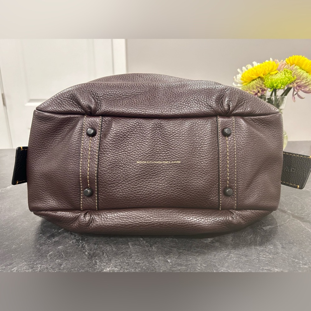 Coach Pebbled Leather Hobo Bag in Deep Plum - Picture 6 of 12